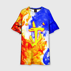 Детское платье Doom битва огня