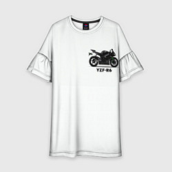Платье клеш для девочки Sports bikes, цвет: 3D-принт