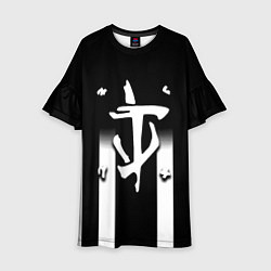 Детское платье Doom line white