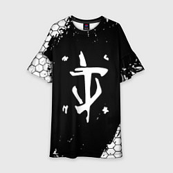 Детское платье Doom соты краски