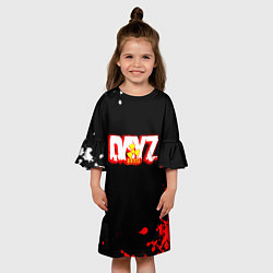Платье клеш для девочки Dayz x stalker, цвет: 3D-принт — фото 2