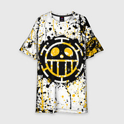 Платье клеш для девочки Пираты сердца - Ван Пис, цвет: 3D-принт