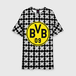 Платье клеш для девочки Borussia pattern geometry, цвет: 3D-принт