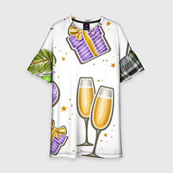 Детское платье Новогодний вайб