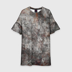 Детское платье Абстракция - gray stone