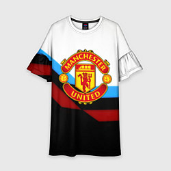 Детское платье Манчестер Юнайтед геометрия спорт