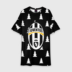 Детское платье Ювентус ёлочки паттерн