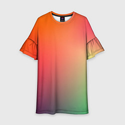 Детское платье Color multicolored