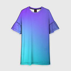 Детское платье Color multi-colored gradient