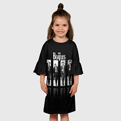 Платье клеш для девочки The Beatles: Man's, цвет: 3D-принт — фото 2