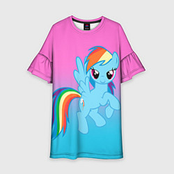 Платье клеш для девочки My Little Pony, цвет: 3D-принт