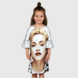 Платье клеш для девочки Мадонна, цвет: 3D-принт — фото 2