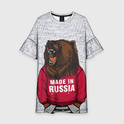 Платье клеш для девочки Made in Russia, цвет: 3D-принт