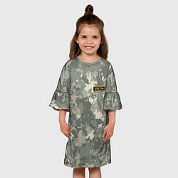 Платье клеш для девочки A II -, цвет: 3D-принт — фото 2
