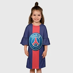 Платье клеш для девочки Paris Saint-German, цвет: 3D-принт — фото 2