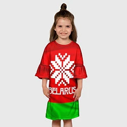 Платье клеш для девочки Belarus, цвет: 3D-принт — фото 2