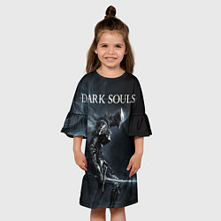 Платье клеш для девочки Dark Souls, цвет: 3D-принт — фото 2