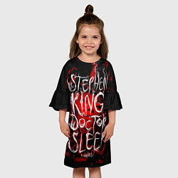 Платье клеш для девочки Doctor Sleep, цвет: 3D-принт — фото 2