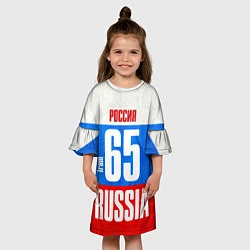Платье клеш для девочки Russia: from 65, цвет: 3D-принт — фото 2