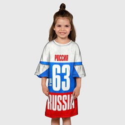 Платье клеш для девочки Russia: from 63, цвет: 3D-принт — фото 2