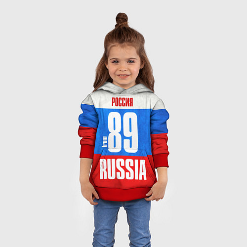 Детская толстовка Russia: from 89 / 3D-Красный – фото 4