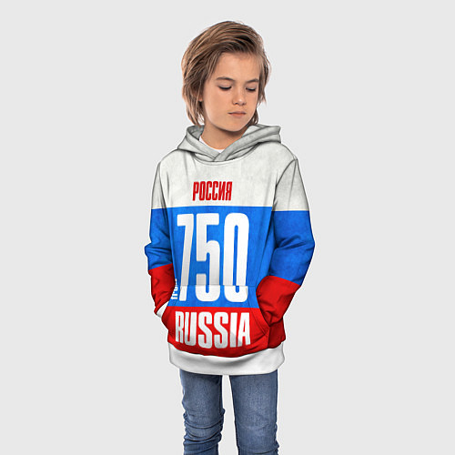Детская толстовка Russia: from 750 / 3D-Белый – фото 3