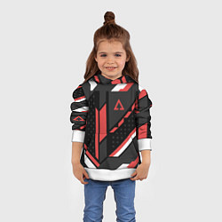 Толстовка-худи детская CS:GO Cyrex Pattern, цвет: 3D-белый — фото 2