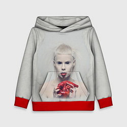 Толстовка-худи детская Die Antwoord: Blooded Heart, цвет: 3D-красный