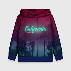 Толстовка-худи детская California, цвет: 3D-синий