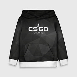 Толстовка-худи детская CS:GO Graphite, цвет: 3D-белый