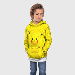 Толстовка-худи детская Pikachu, цвет: 3D-белый — фото 2