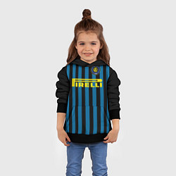 Толстовка-худи детская Inter FC: Pirelli, цвет: 3D-черный — фото 2