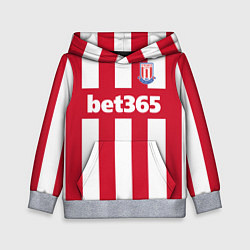 Толстовка-худи детская Stoke City FC: Bet365, цвет: 3D-меланж