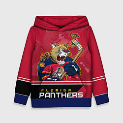 Толстовка-худи детская Florida Panthers, цвет: 3D-синий