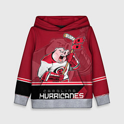 Толстовка-худи детская Carolina Hurricanes, цвет: 3D-меланж