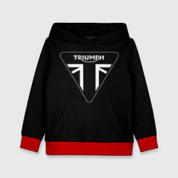 Толстовка-худи детская Triumph 4, цвет: 3D-красный
