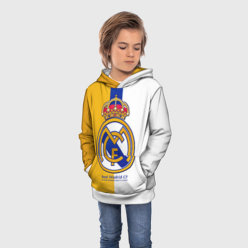 Детская толстовка Real Madrid CF / 3D-Белый – фото 3