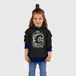 Толстовка-худи детская Calgary Flames Team, цвет: 3D-синий — фото 2