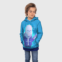 Толстовка-худи детская Winter Sans, цвет: 3D-синий — фото 2