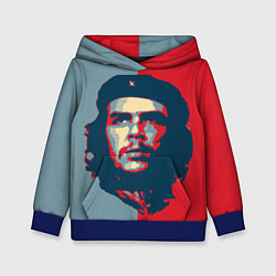 Толстовка-худи детская Che Guevara, цвет: 3D-синий