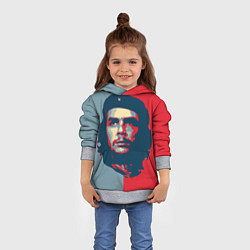 Толстовка-худи детская Che Guevara, цвет: 3D-меланж — фото 2