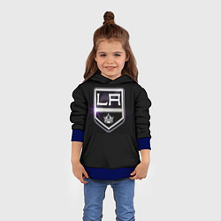 Толстовка-худи детская Los Angeles Kings, цвет: 3D-синий — фото 2