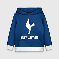 Толстовка-худи детская Tottenham Spurs, цвет: 3D-белый
