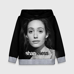 Толстовка-худи детская Shameless: Black & White, цвет: 3D-меланж