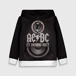 Толстовка-худи детская AC/DC: Let there be rock, цвет: 3D-белый