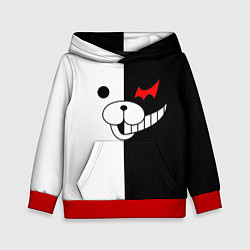 Толстовка-худи детская Monokuma, цвет: 3D-красный