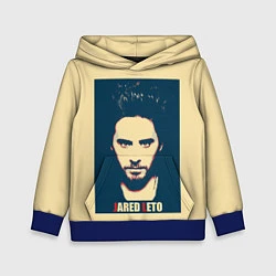 Толстовка-худи детская Jared Leto, цвет: 3D-синий