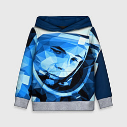 Толстовка-худи детская Gagarin Art, цвет: 3D-меланж