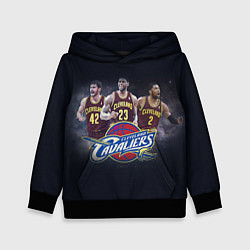 Толстовка-худи детская NBA: Cleveland Cavaliers, цвет: 3D-черный