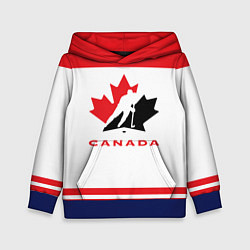 Толстовка-худи детская Canada Team, цвет: 3D-синий